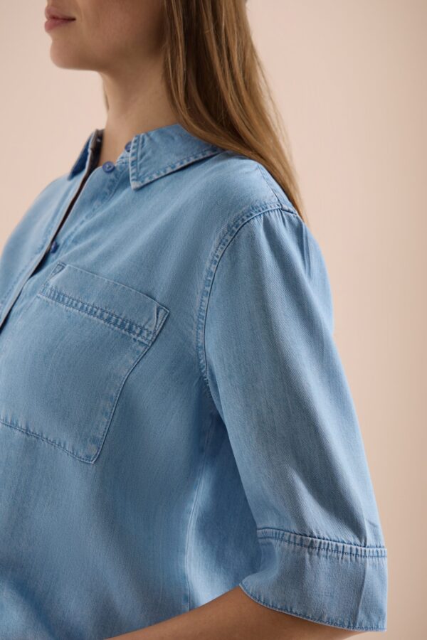 CECIL TOS Denim Look Blouse – Bild 5