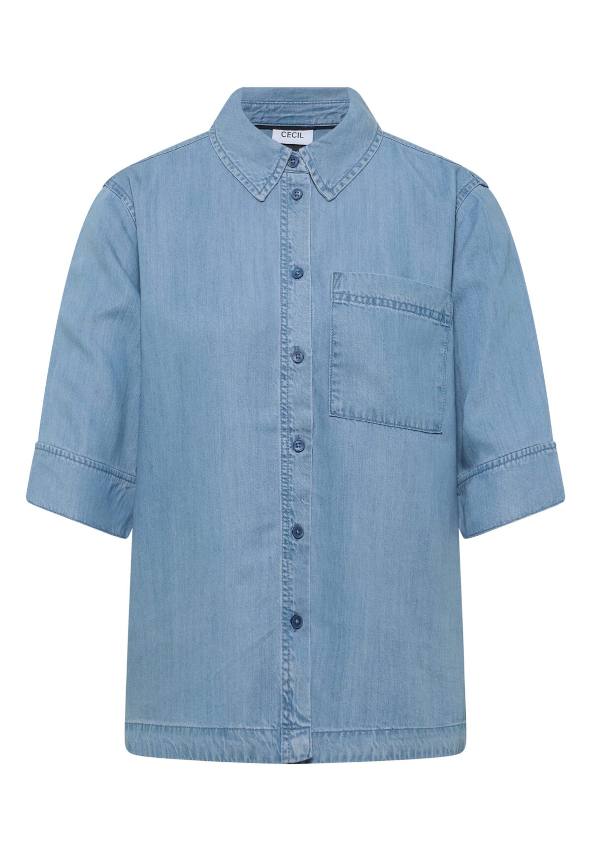 CECIL TOS Denim Look Blouse – Bild 6