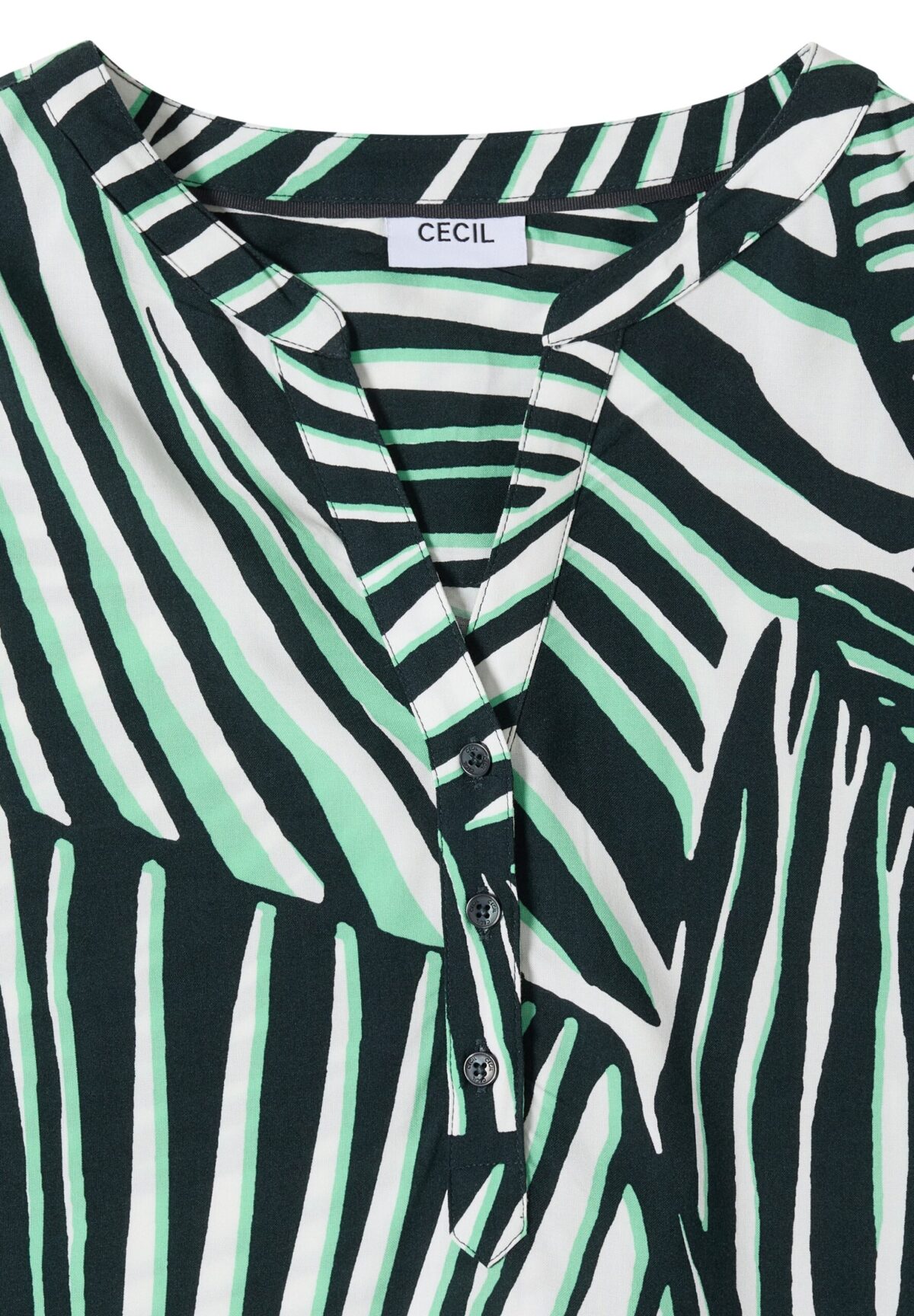 CECIL TOS Printed Splitneck Blouse – Bild 5