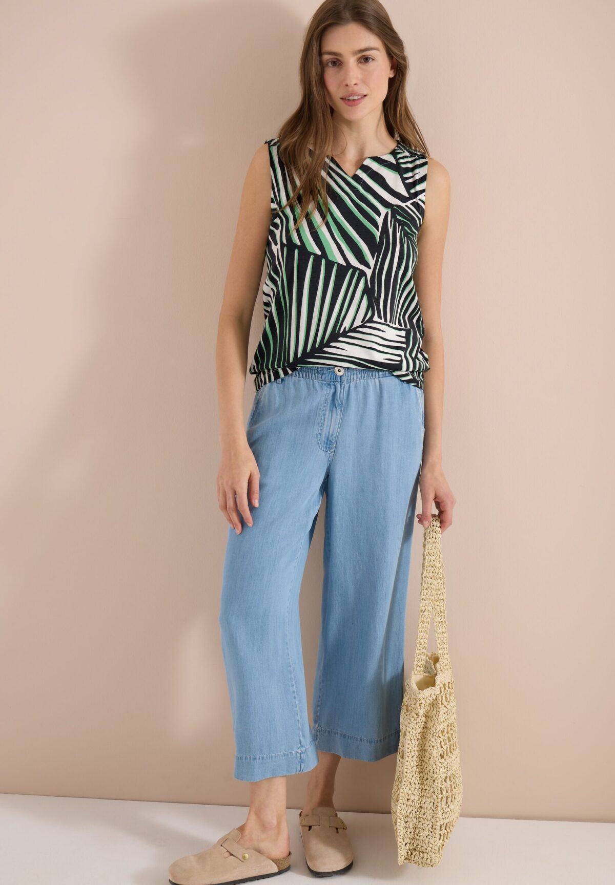 CECIL AOP Smock Top – Bild 1