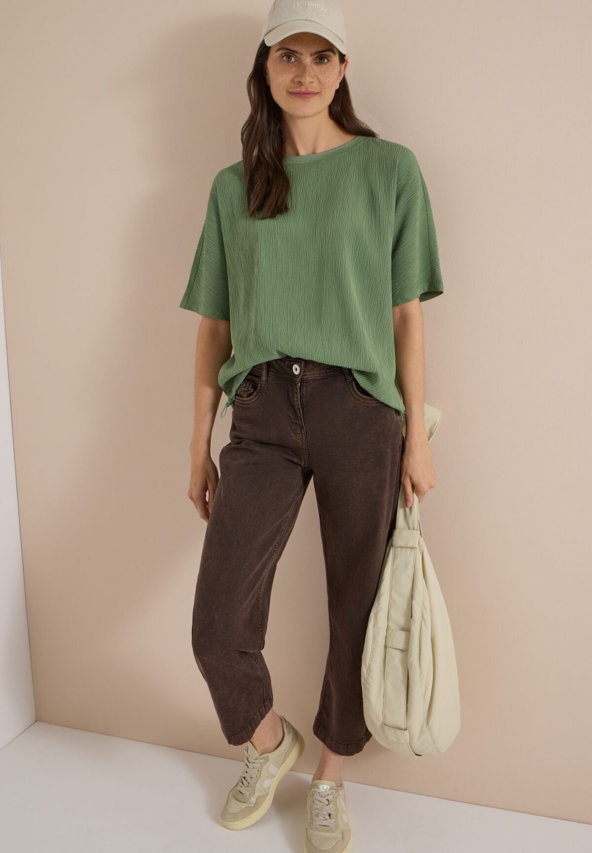 CECIL TOS Solid Structured BlouseTOS – Bild 1