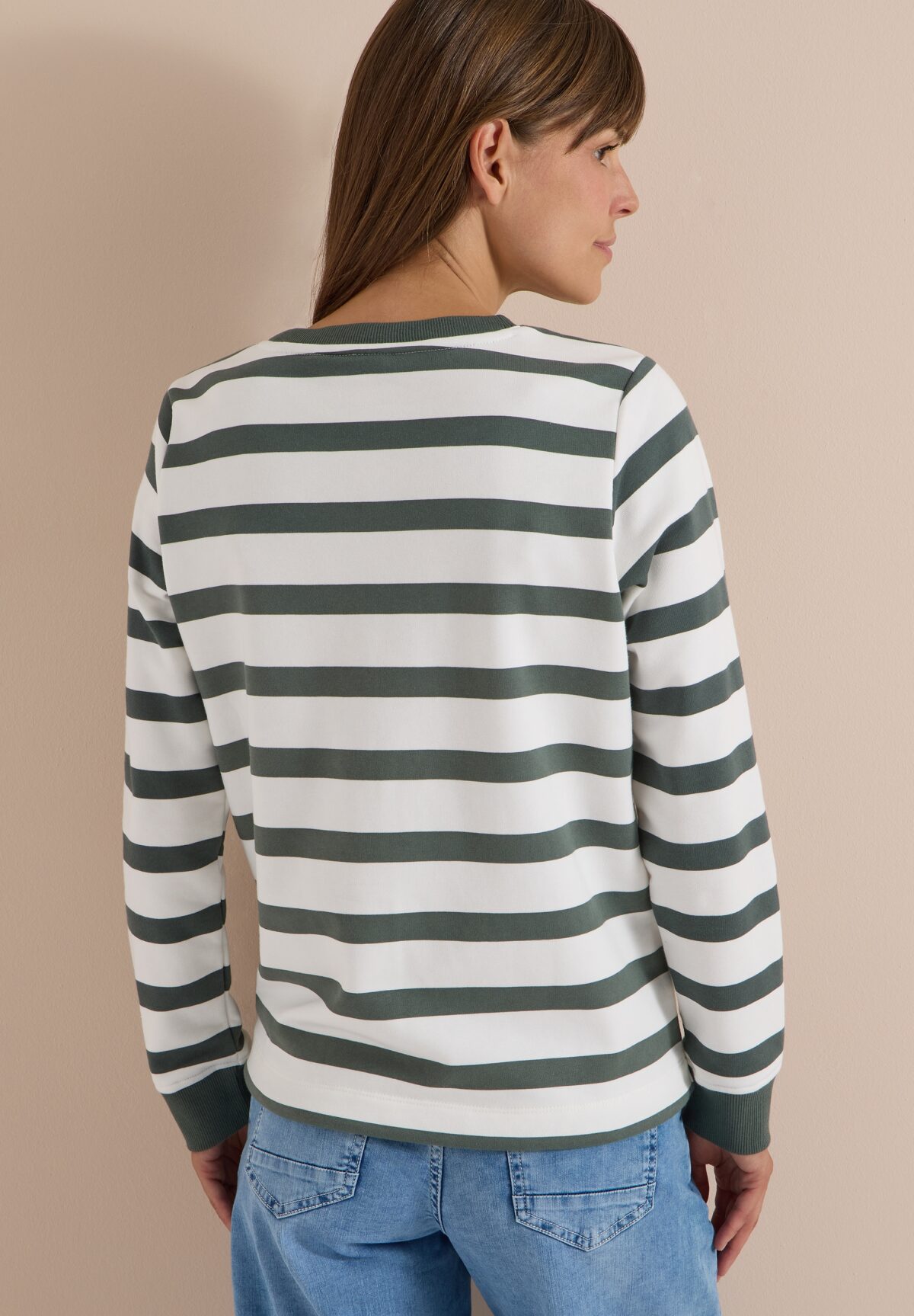CECIL Striped Sweatshirt w. embroide – Bild 3