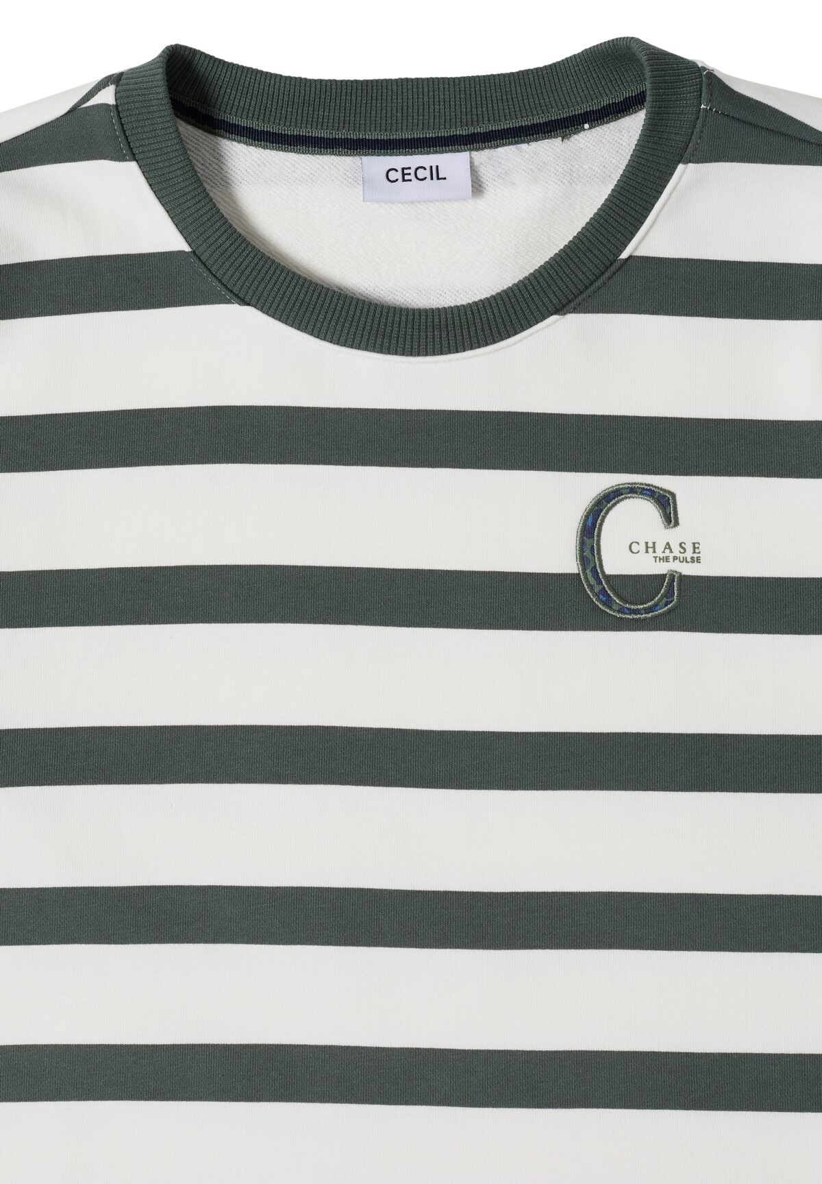 CECIL Striped Sweatshirt w. embroide – Bild 5