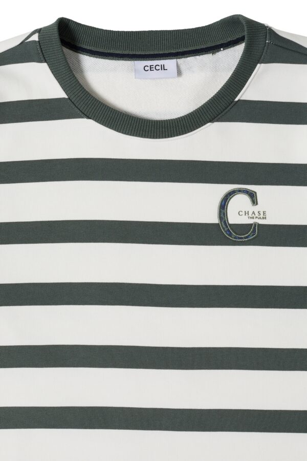 CECIL Striped Sweatshirt w. embroide – Bild 5