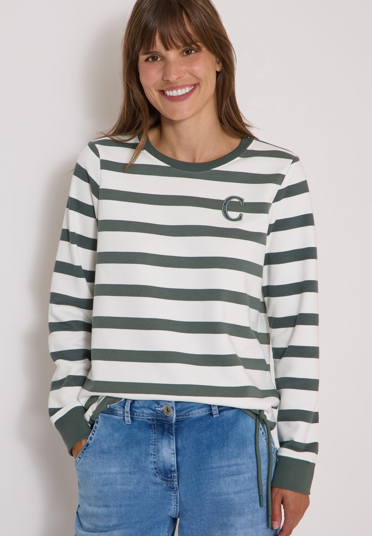 CECIL Striped Sweatshirt w. embroide – Bild 6