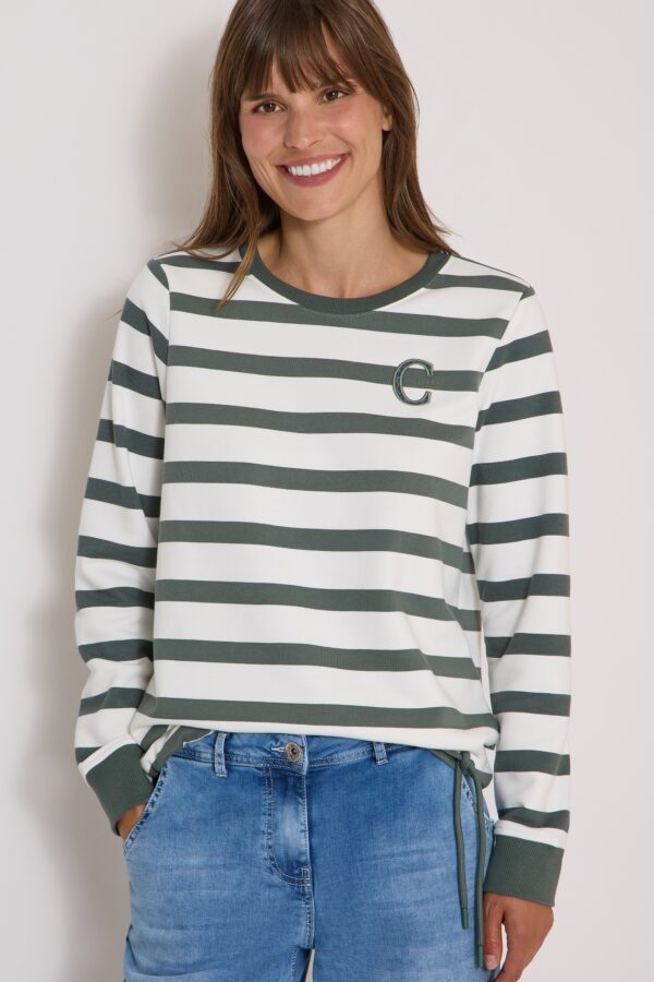 CECIL Striped Sweatshirt w. embroide – Bild 6