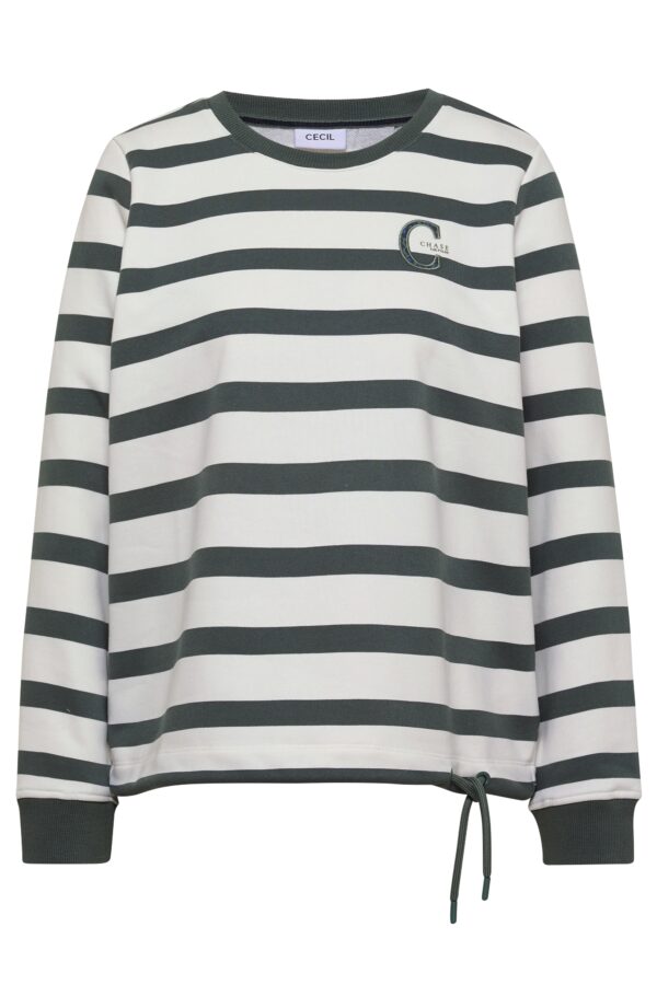 CECIL Striped Sweatshirt w. embroide – Bild 7