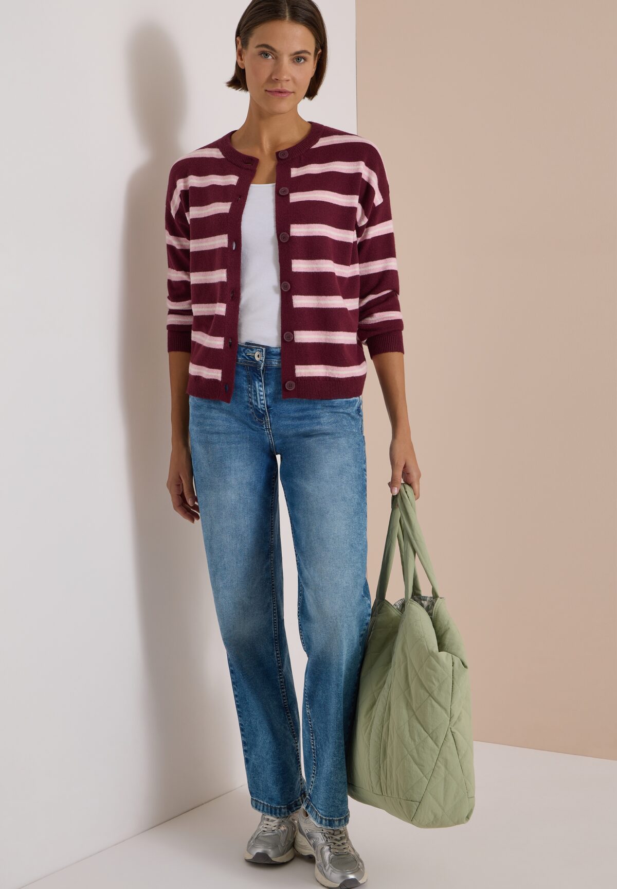 CECIL Striped cosy round neck – Bild 1