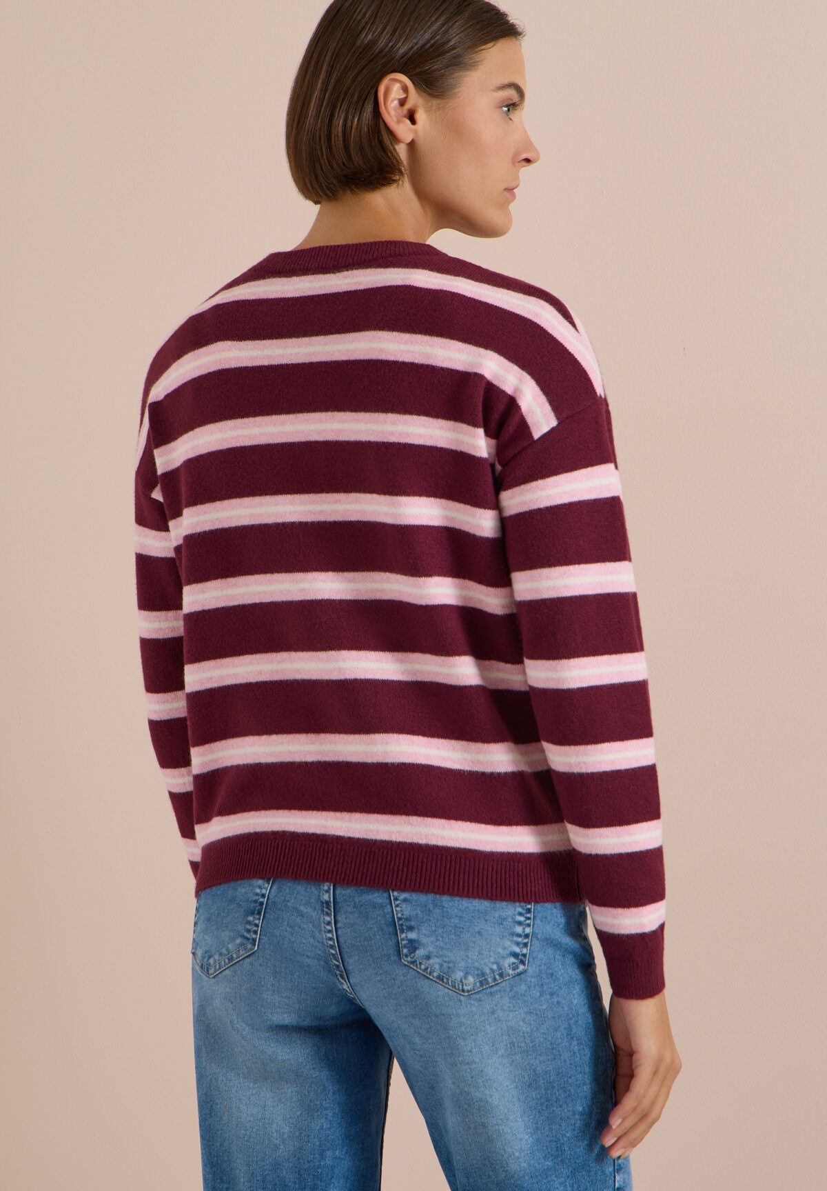 CECIL Striped cosy round neck – Bild 4