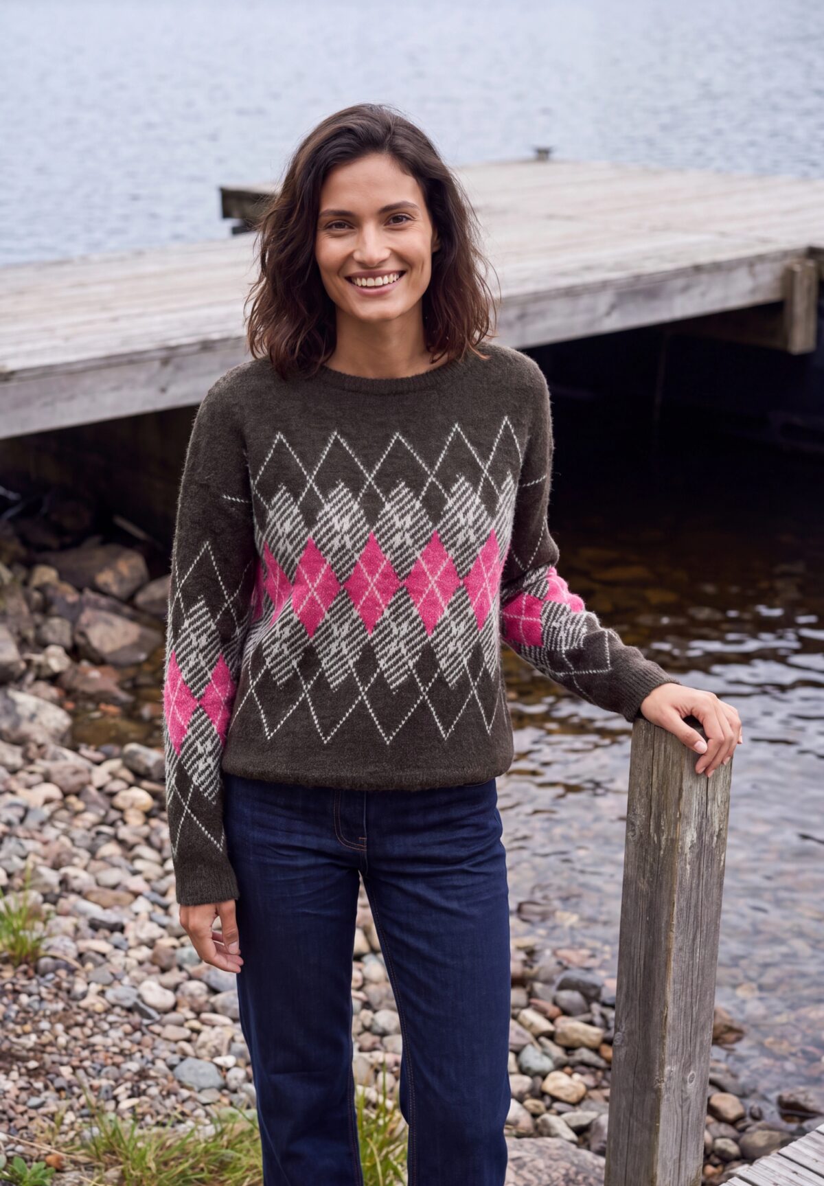 CECIL TOS Feather yarn AOP sweaterTO – Bild 5