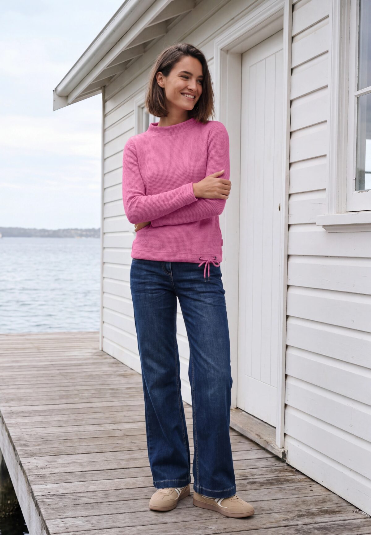 CECIL Waffle Structure Funnel Neck – Bild 2